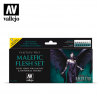 Vallejo 74102 Model Color Set Fantasy Pro Malefic Flesh 8x17 ml